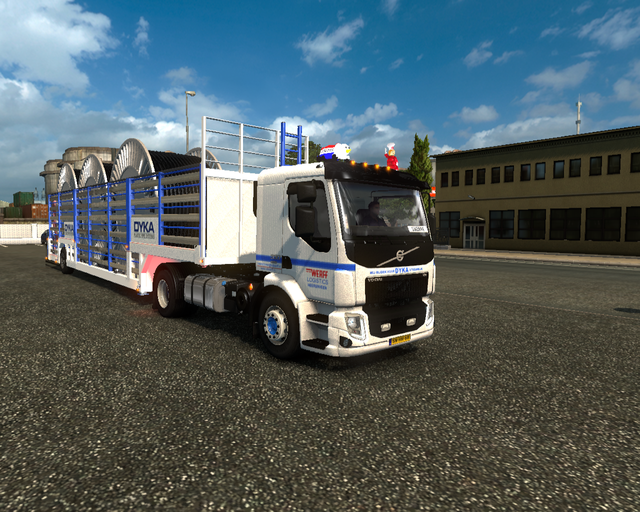 ets2 Volvo VM 330 I shift 4x2 + 1 asser haspeltrai prive skin ets2