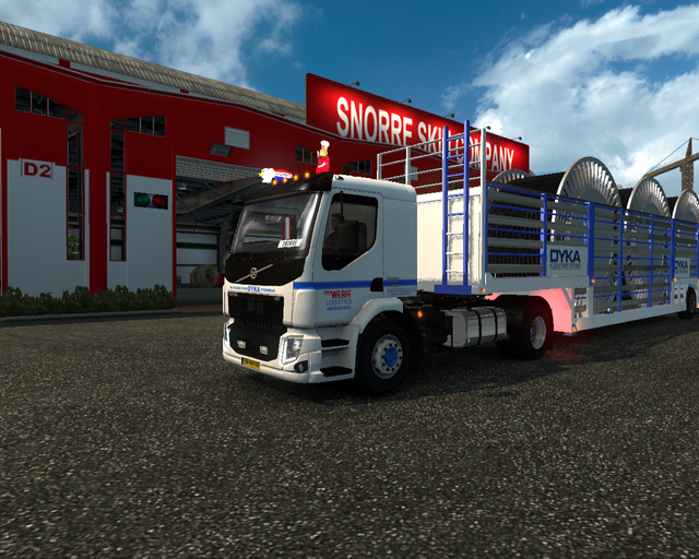 ets2 Volvo VM 330 I shift 4x2 + 1 asser haspeltrai prive skin ets2