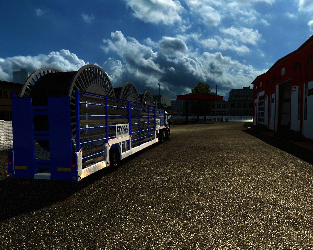 ets2 Volvo VM 330 I shift 4x2 + 1 asser haspeltrai - prive skin ets2