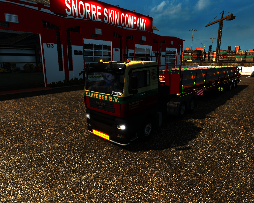 ets2 MAN TGA 33 - prive skin ets2