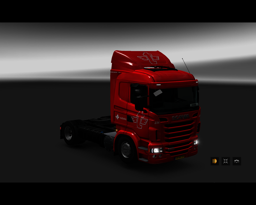 ets2 Scania Normal R450 4x2 Tielbeke Transport & L - prive skin ets2