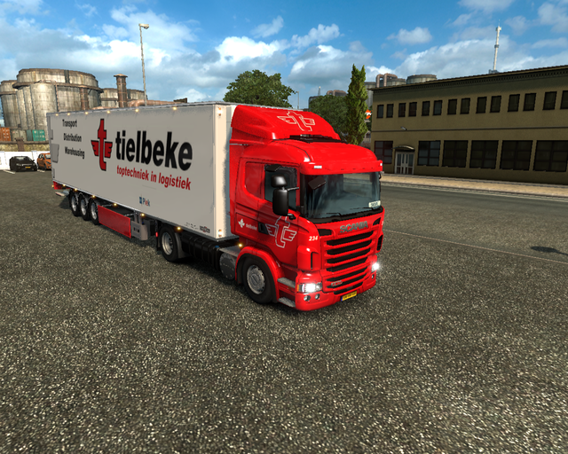 ets2 Scania Normal R450 4x2 + Chereau Coolliner Ti prive skin ets2