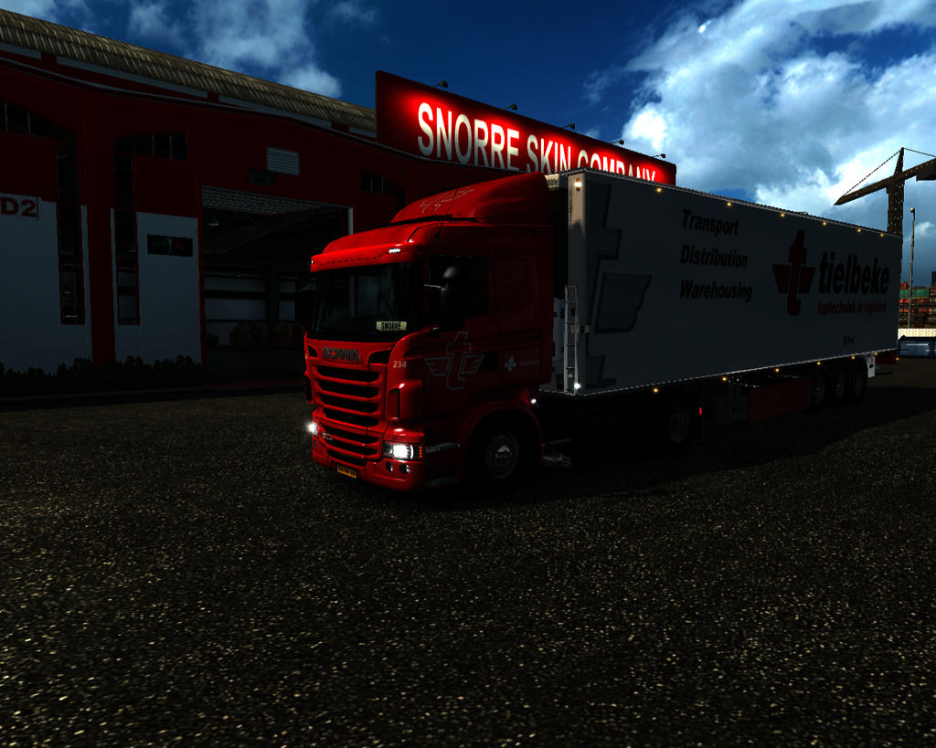 ets2 Scania Normal R450 4x2 + Chereau Coolliner Ti - prive skin ets2
