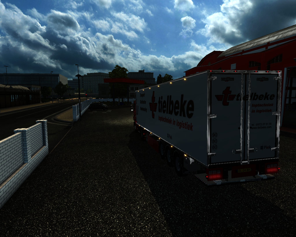 ets2 Scania Normal R450 4x2 + Chereau Coolliner Ti - prive skin ets2