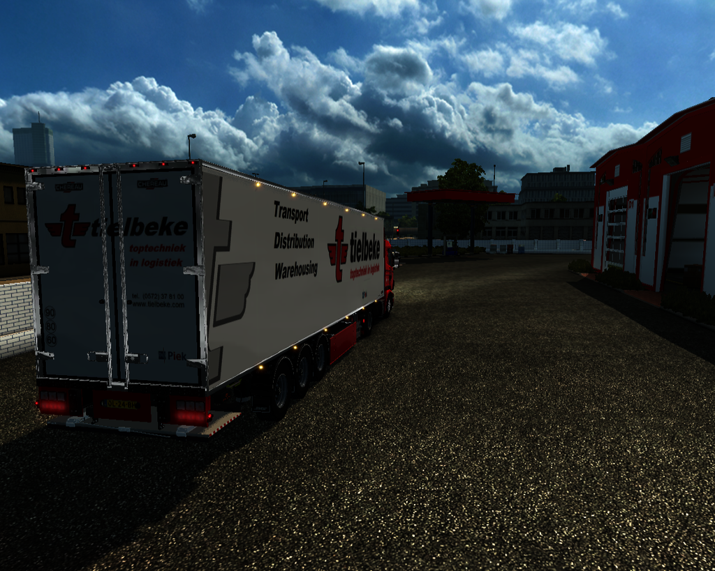 ets2 Scania Normal R450 4x2 + Chereau Coolliner Ti - prive skin ets2