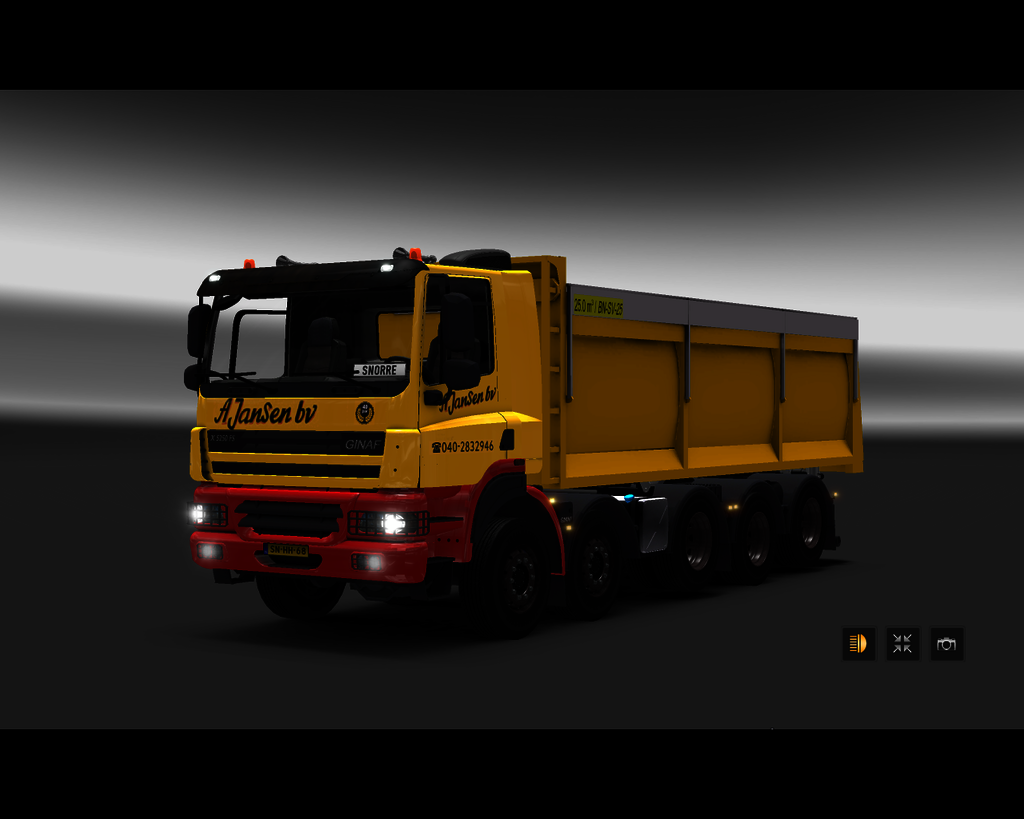ets2 Ginaf 10x4 A - prive skin ets2