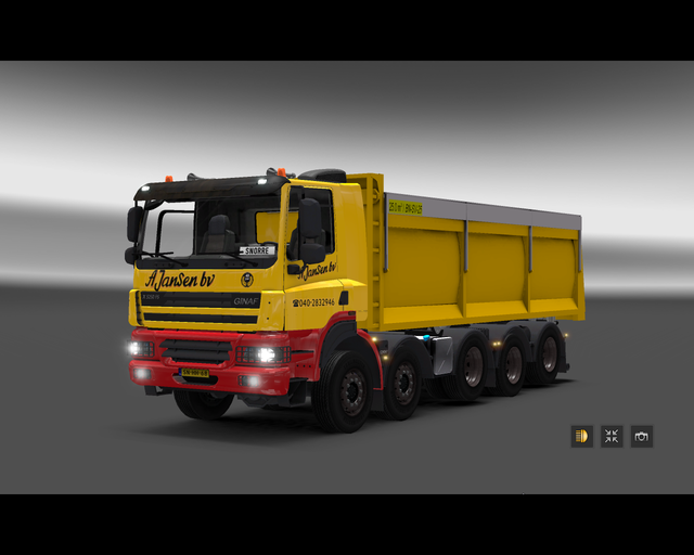 ets2 Ginaf 10x4 A prive skin ets2