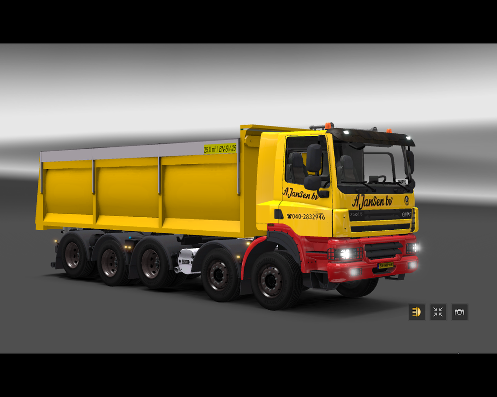 ets2 Ginaf 10x4 A - prive skin ets2