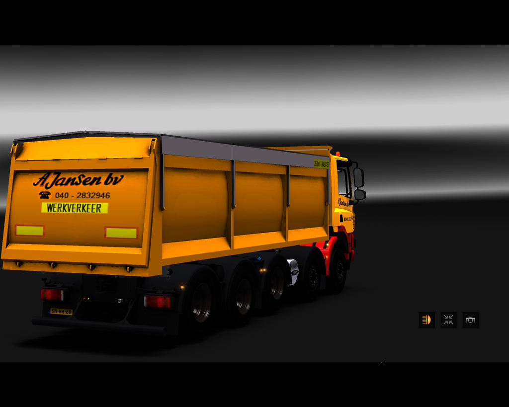 ets2 Ginaf 10x4 A - prive skin ets2