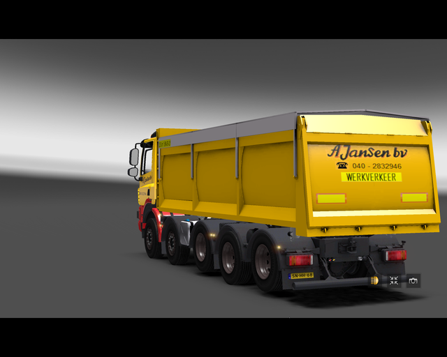 ets2 Ginaf 10x4 A prive skin ets2