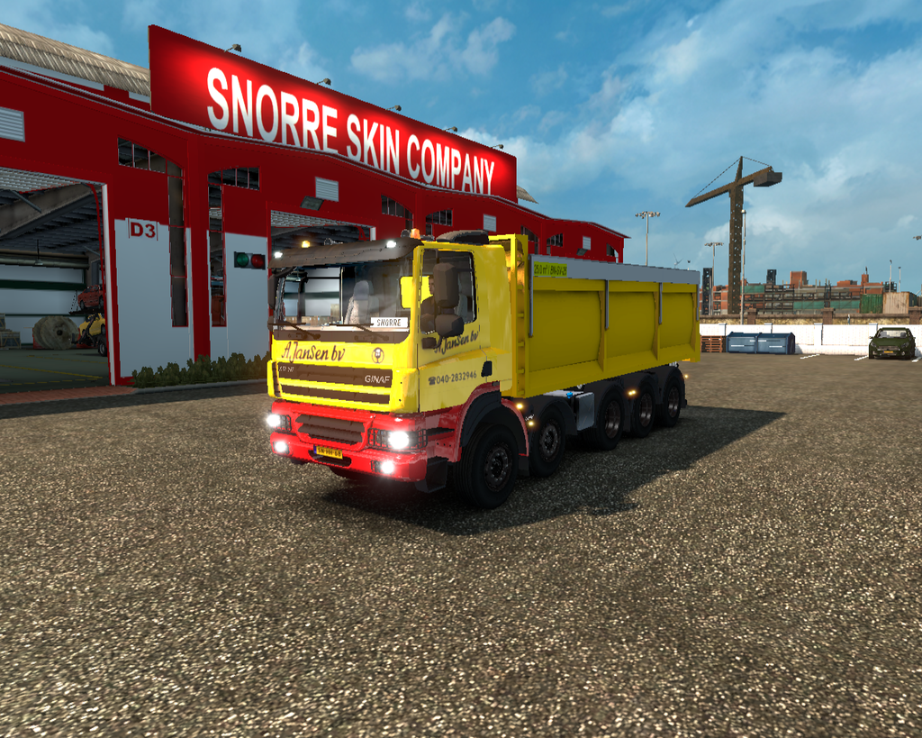 ets2 Ginaf 10x4 A - prive skin ets2