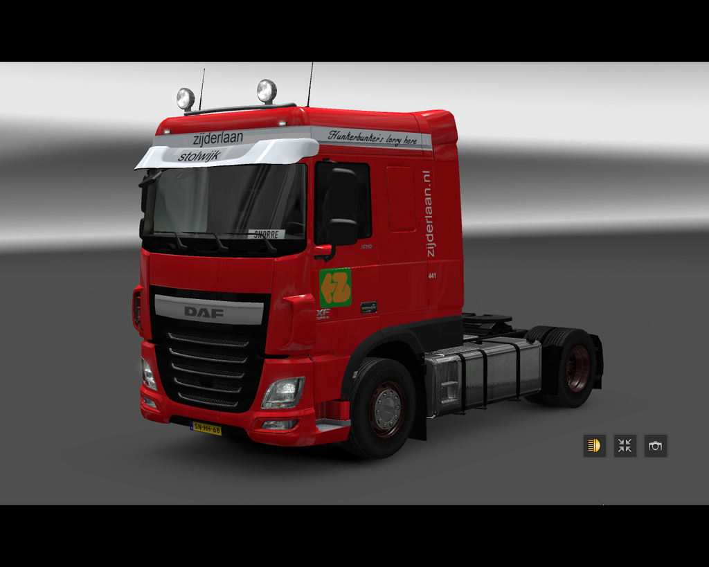 ets2 Daf XF E6 4x2 Zijderlaan Transport Stolwijk H - prive skin ets2