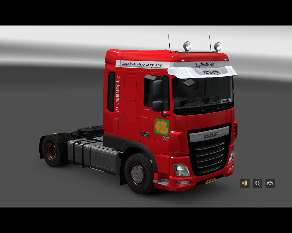 ets2 Daf XF E6 4x2 Zijderlaan Transport Stolwijk H - prive skin ets2