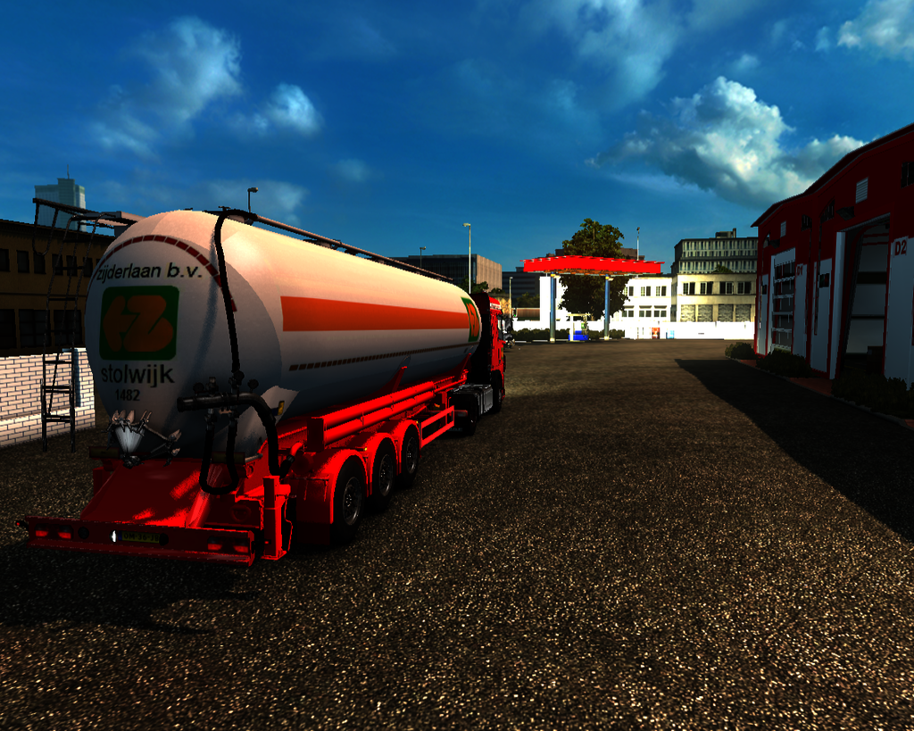 ets2 Daf XF E6 4x2 + Silotrailer Zijderlaan Transp - prive skin ets2