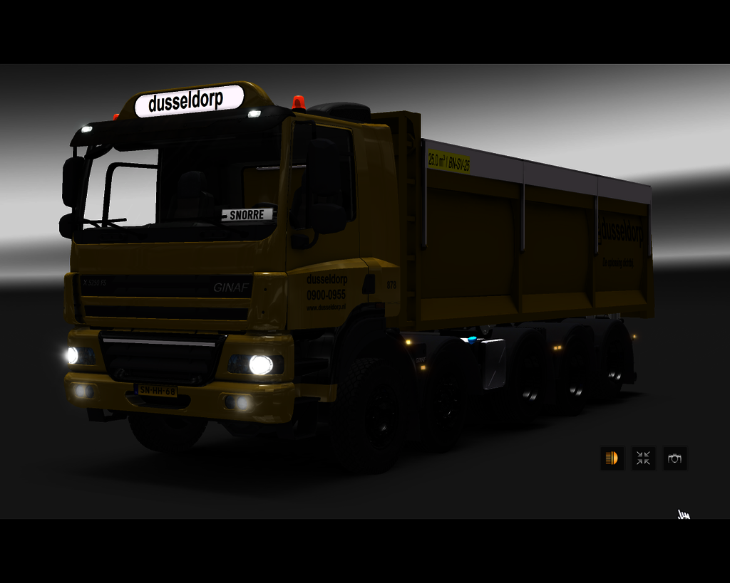 ets2 Ginaf 10x4 Dusseldorp Lichtenvoorde Holland  - prive skin ets2