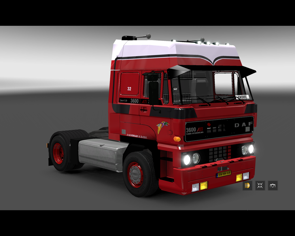 ets2 Daf 3600 ATI Intercooler Spacecab 4x2 J v/d K - prive skin ets2