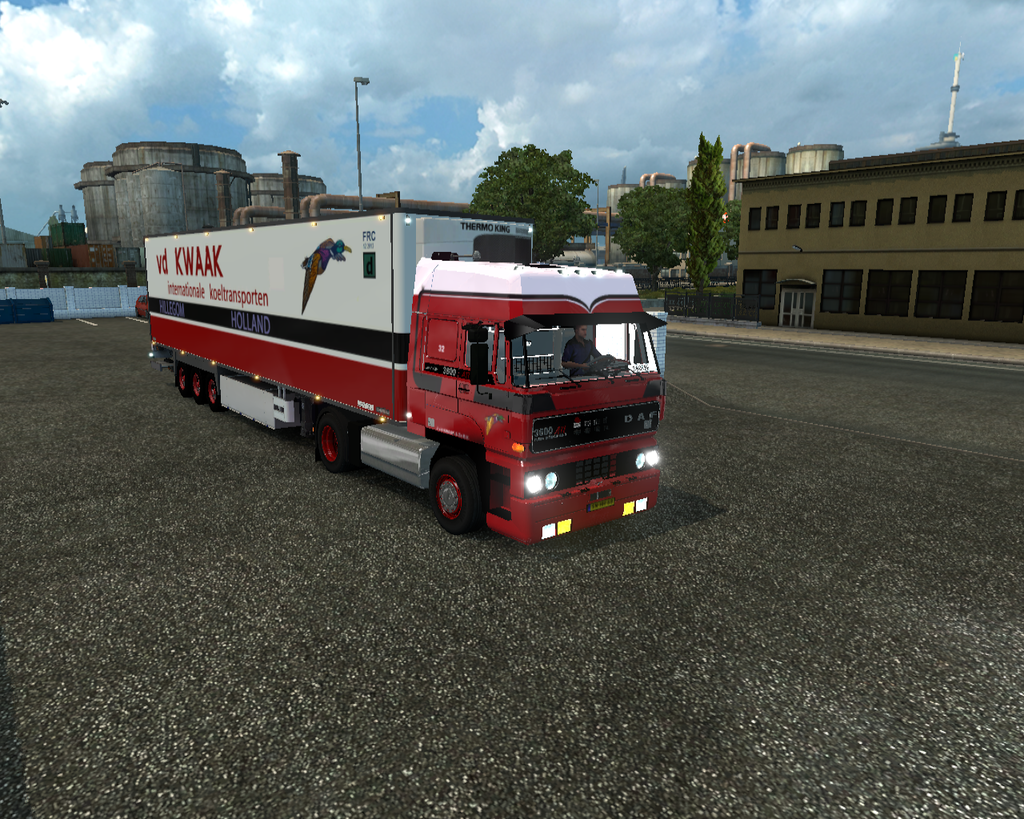 ets2 Daf 3600 ATI Intercooler Spacecab 4x2 + Chere - prive skin ets2