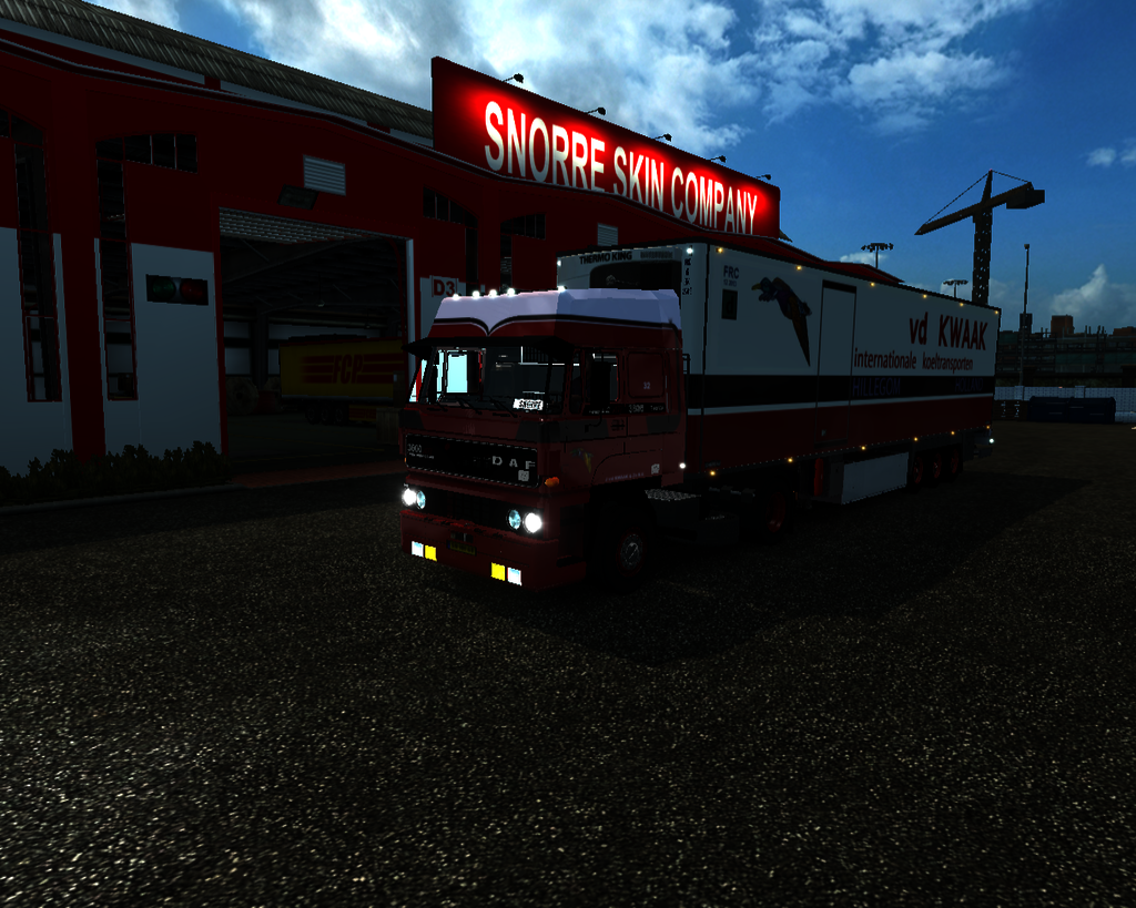 ets2 Daf 3600 ATI Intercooler Spacecab 4x2 + Chere - prive skin ets2