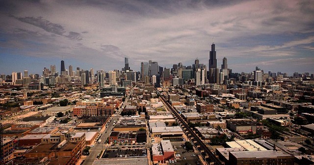 chicago aerial photography Picture Box