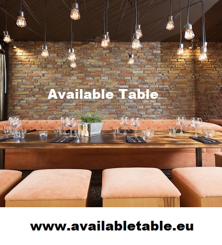 Book a Table Online Ireland Available Table