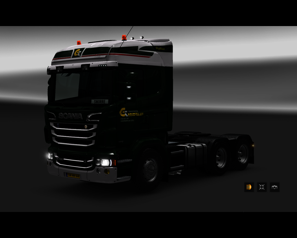 ets2 Scania R730 6x4 Goudriaan Transport B.V - prive skin ets2