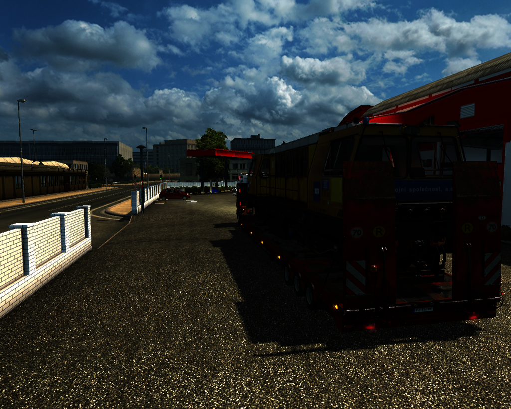 ets2 Scania R730 6x4 + Dieplader met stopmachine G - prive skin ets2