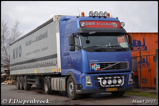 BV-DZ-68 Volvo FH DBR trucking-BorderMaker 2017
