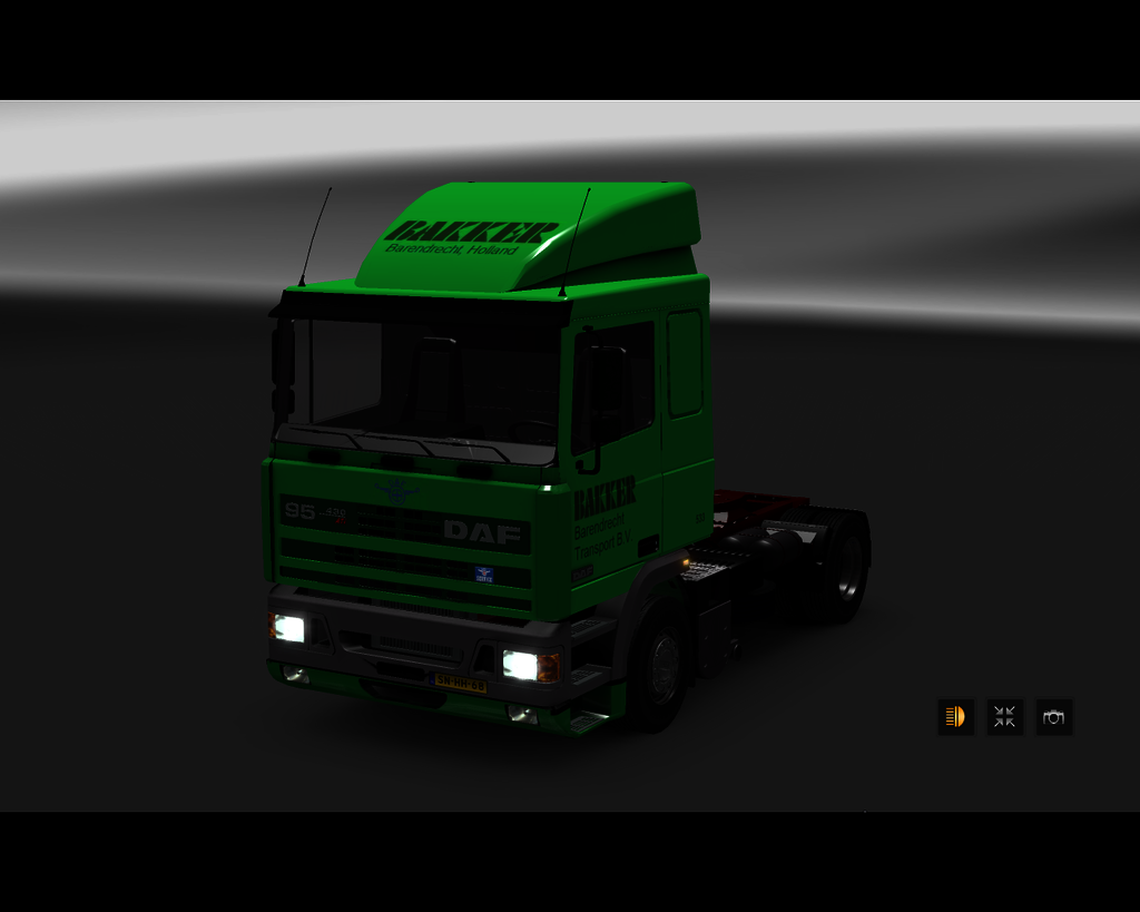 ets2 Daf 95 ATI 4x2 lowcab Bakker Transport Barend - prive skin ets2