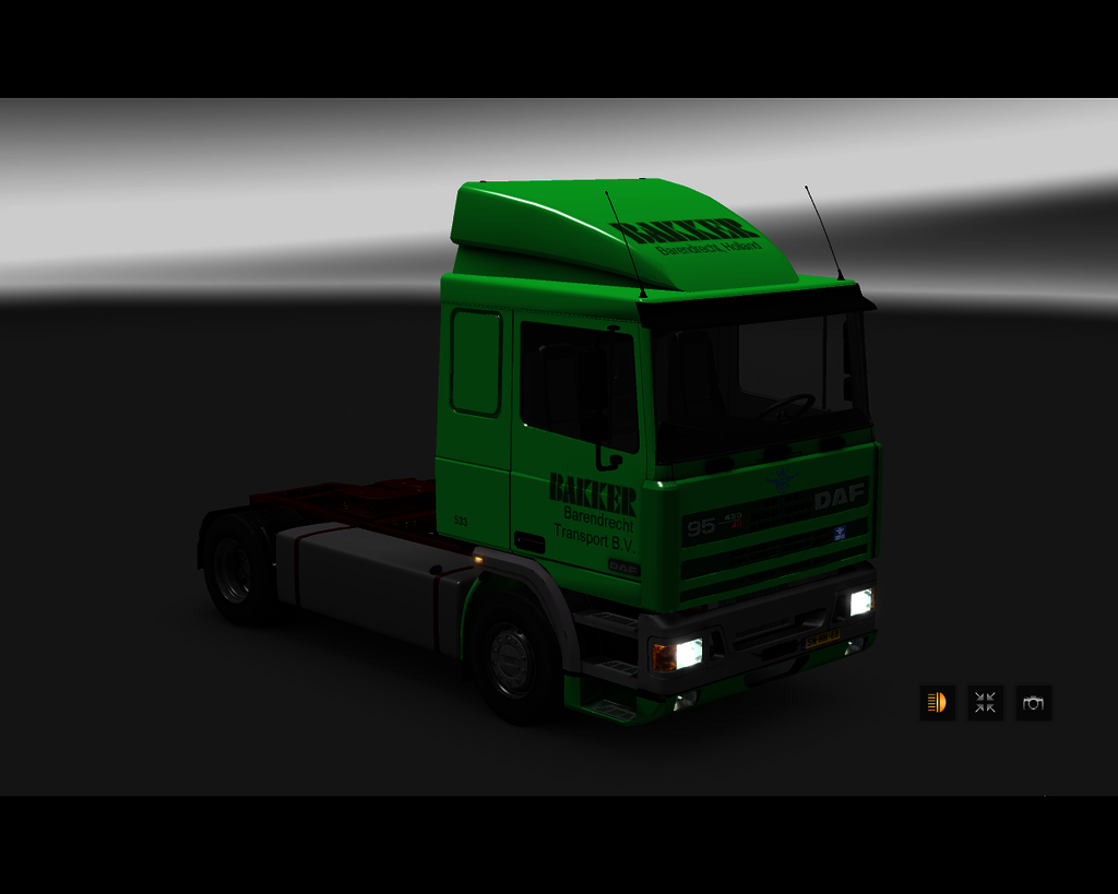 ets2 Daf 95 ATI 4x2 lowcab Bakker Transport Barend - prive skin ets2