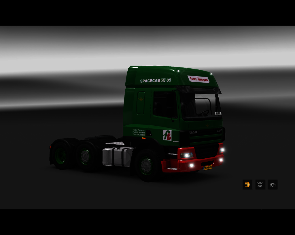 Daf CF 85 Spacecab 6x2 Tanke Transport Poeldijk Ho - prive skin ets2