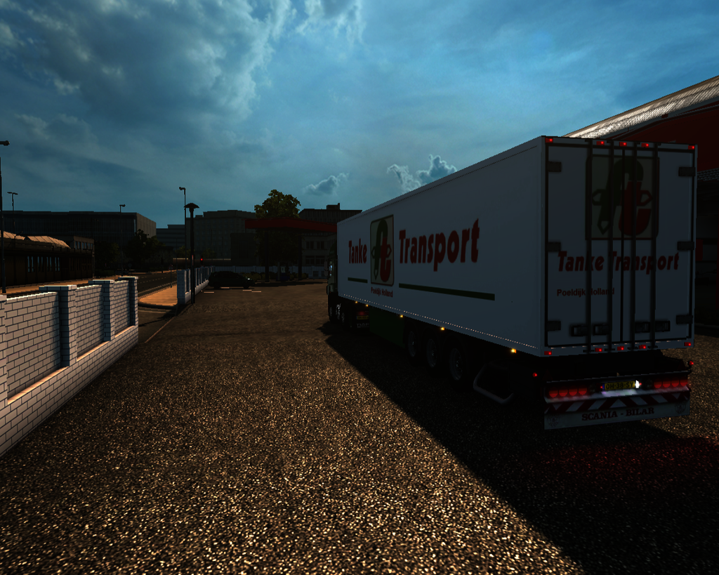 ets2 Daf CF 85 Spacecab 6x2 Chereau Coolliner Tank - prive skin ets2