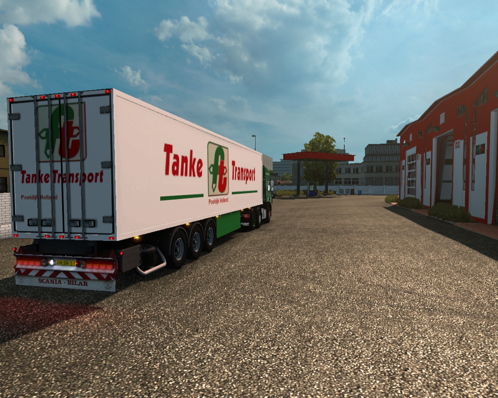 ets2 Daf CF 85 Spacecab 6x2 Chereau Coolliner Tank - prive skin ets2