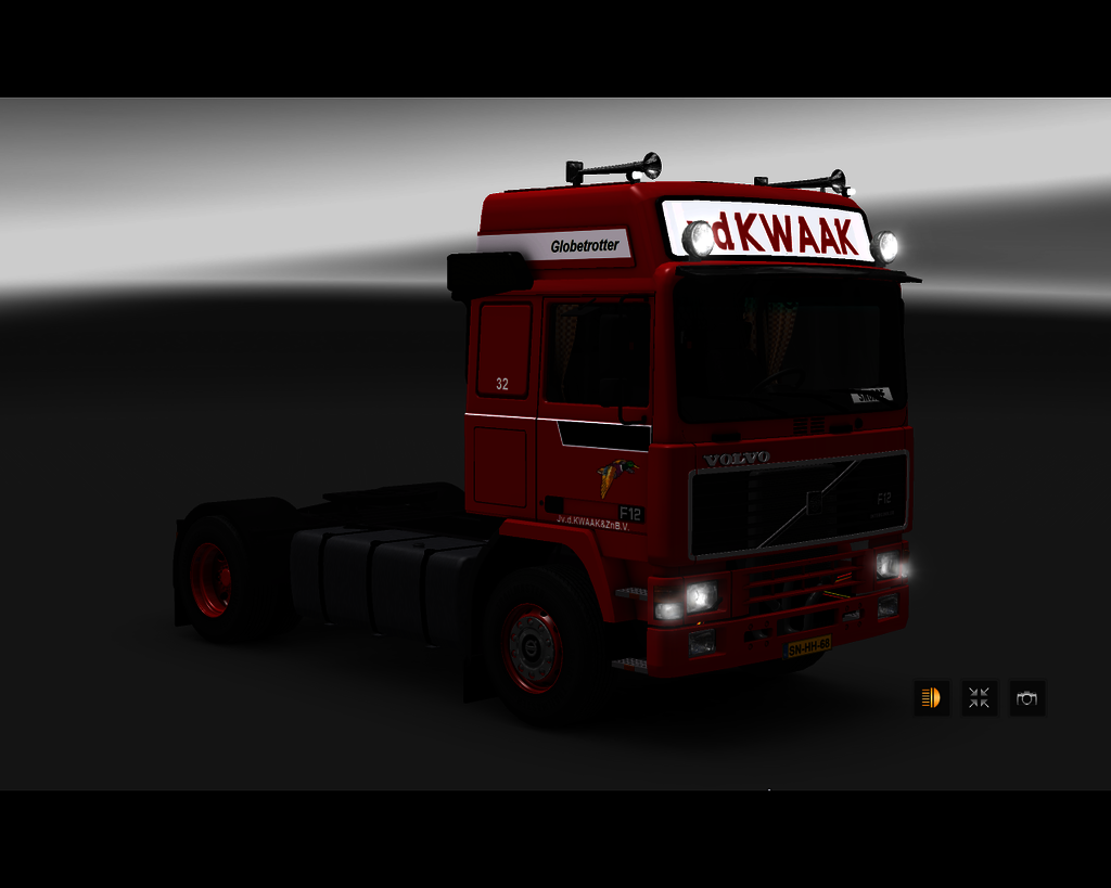 ets2 Volvo F12 Globetrotter 4x2 J. v.d - prive skin ets2