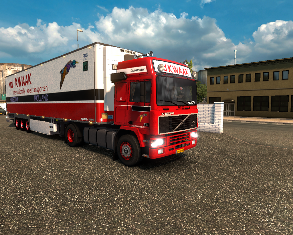 ets2 Volvo F12 Globetrotter 4x2 + Chereau J. v.d - prive skin ets2
