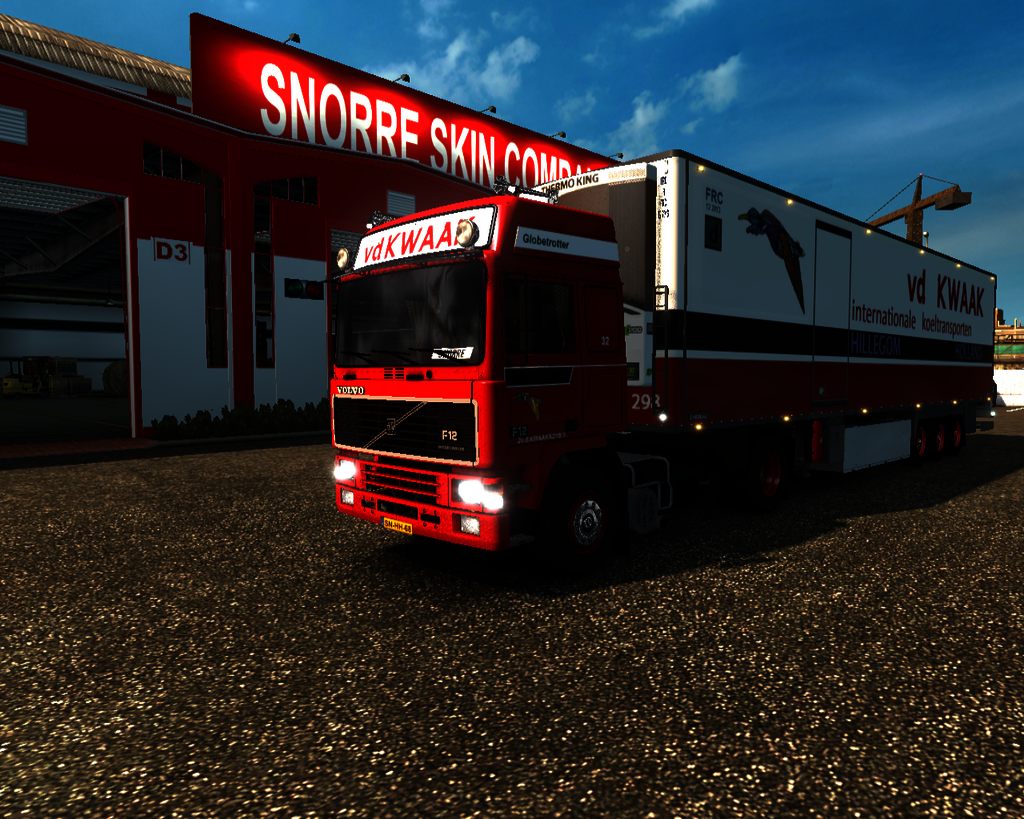 ets2 Volvo F12 Globetrotter 4x2 + Chereau J. v.d - prive skin ets2