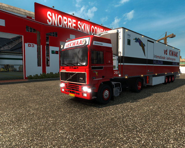 ets2 Volvo F12 Globetrotter 4x2 + Chereau J. v.d prive skin ets2