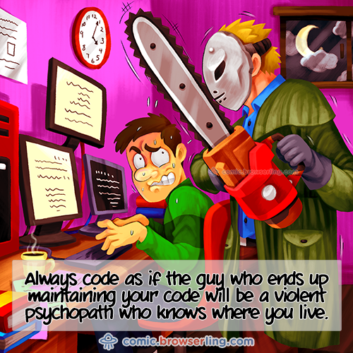 Maniac - Web Joke Tech Jokes
