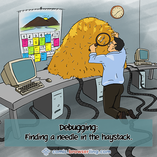 Needle and Haystack - Web Joke Tech Jokes
