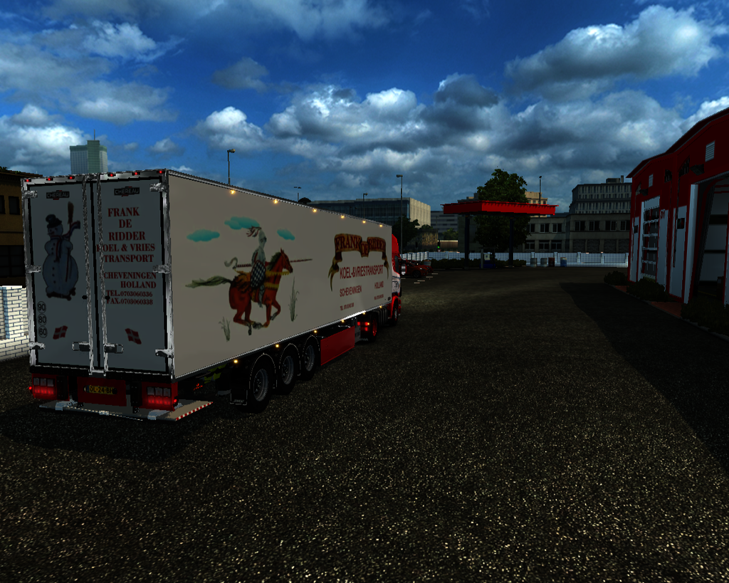ets2 Scania 124L 440 4x2 + Chereau Trailer Frank d - prive skin ets2