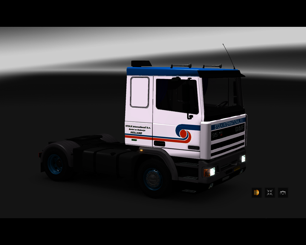 ets2 Daf 95 ATI lowcab 4x2 Stolk International bv  - prive skin ets2