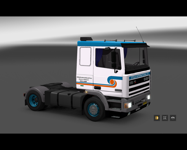 ets2 Daf 95 ATI lowcab 4x2 Stolk International bv  prive skin ets2