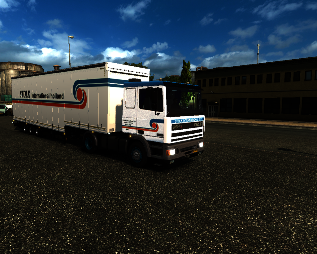 ets2 Daf 95 ATI lowcab 4x2 + Krone Jumbozeiltraile - prive skin ets2