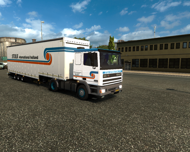 ets2 Daf 95 ATI lowcab 4x2 + Krone Jumbozeiltraile prive skin ets2