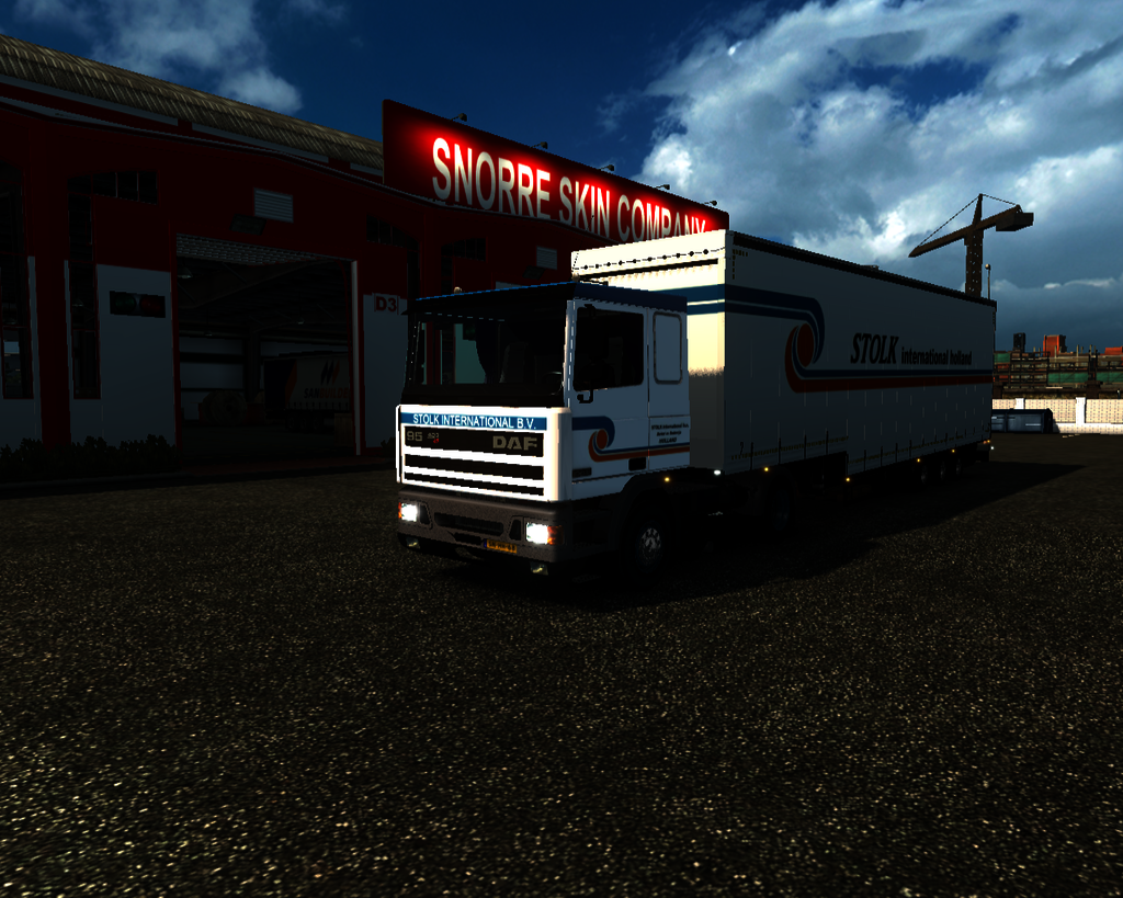 ets2 Daf 95 ATI lowcab 4x2 + Krone Jumbozeiltraile - prive skin ets2