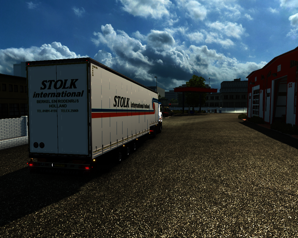 ets2 Daf 95 ATI lowcab 4x2 + Krone Jumbozeiltraile - prive skin ets2