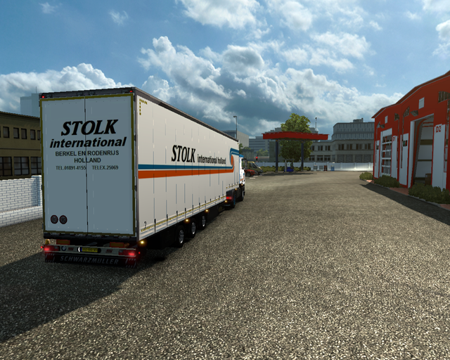 ets2 Daf 95 ATI lowcab 4x2 + Krone Jumbozeiltraile prive skin ets2