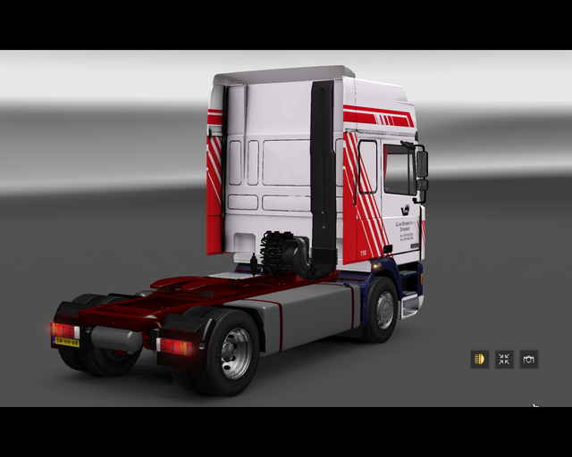 ets2 Daf 95 ATI spacecab 4x2 G v Dongen bv Dirksla prive skin ets2