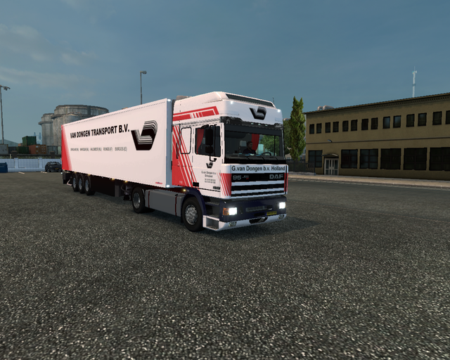 ets2 Daf 95 ATI spacecab 4x2  Schmitz coolliner G  prive skin ets2