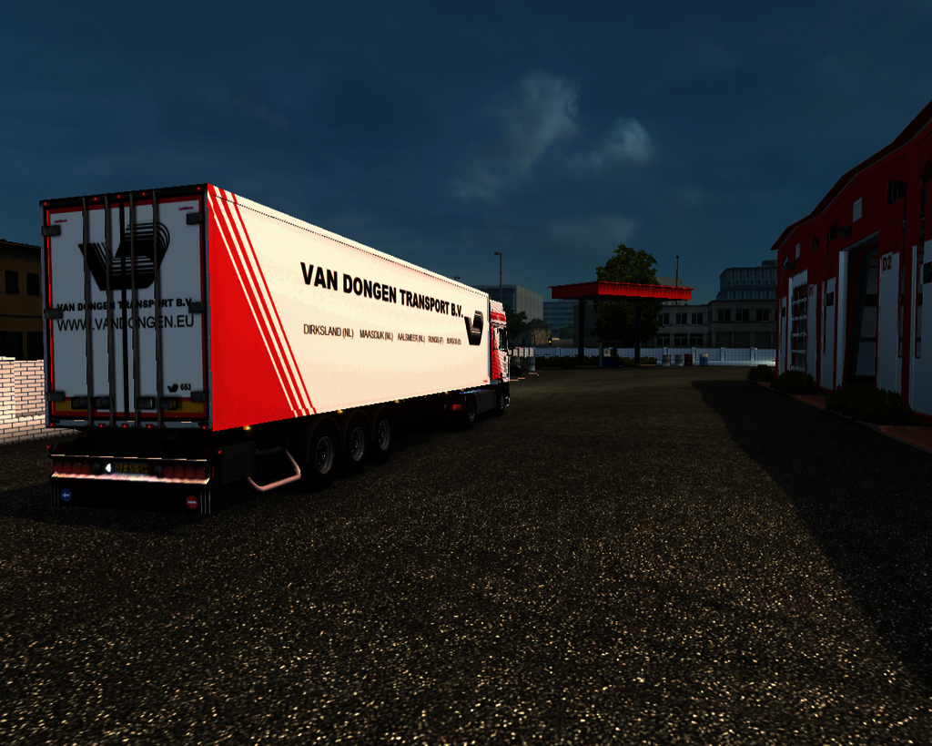 ets2 Daf 95 ATI spacecab 4x2  Schmitz coolliner G  - prive skin ets2