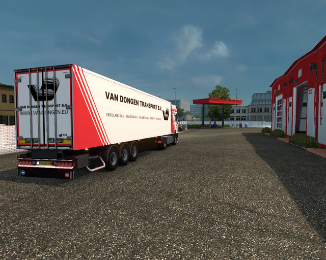 ets2 Daf 95 ATI spacecab 4x2  Schmitz coolliner G  prive skin ets2